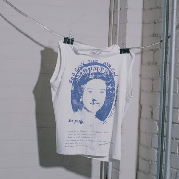 Byronesque and Machine-A link on Pistol TV show costume sale for The Vivienne Foundation