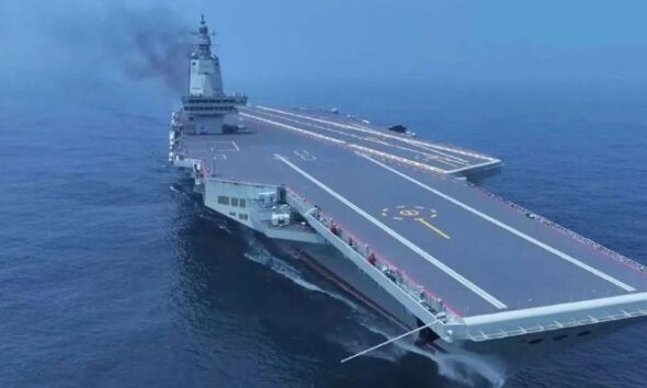 China unveils￡5.4 bn Fujian, its most advanced aircraft carrier yet