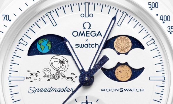 Every Model of this New Snoopy MoonSwatch Is Different—And You Can Only Get One When It Snows