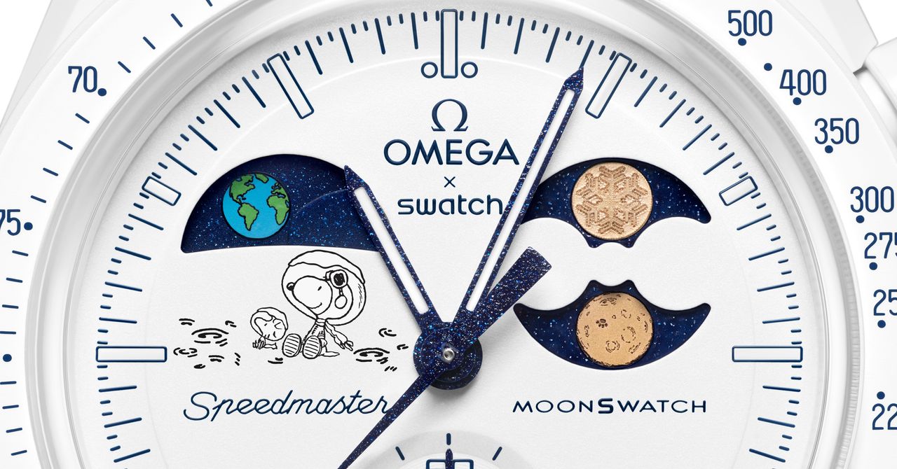Every Model of this New Snoopy MoonSwatch Is Different—And You Can Only Get One When It Snows