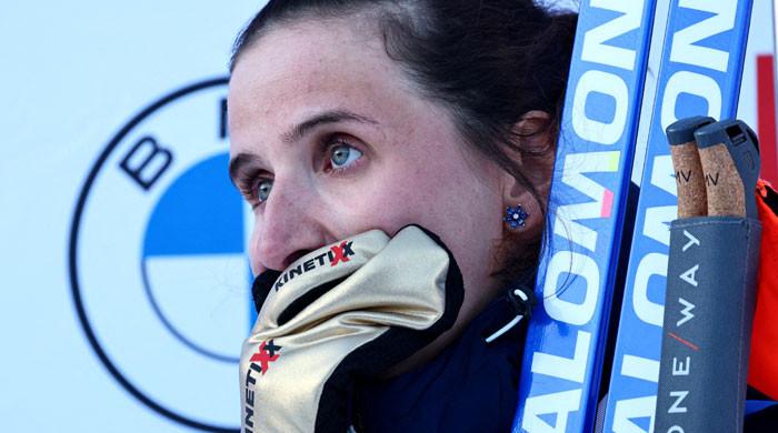 French biathlete Simon handed six-month ban, still eligible for Winter Olympics
