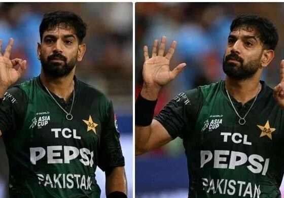 Haris Rauf handed two-match suspension for ‘breaching ICC code of conduct’