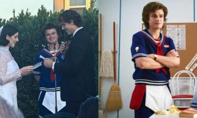 Joe Keery breaks silence on viral Steve Harrington wedding look