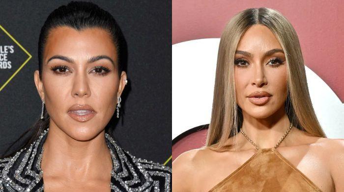 Kourtney Kardashian interrupts Kim’s terrifying tale, blames ‘mom brain’