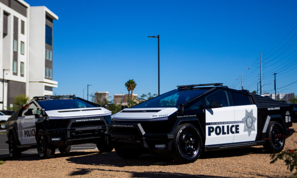 Nation’s largest fleet of police Cybertrucks to patrol Las Vegas