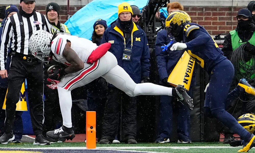 Ohio State’s controversial touchdown in win vs. Michigan causes stir on social media