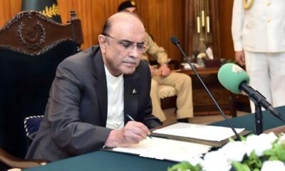 President Zardari assents 27th Constitutional Amendment to law after parliament’s approval