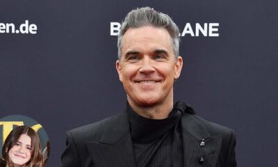 Robbie Williams daughter shines at Tinsel Town UK premiere