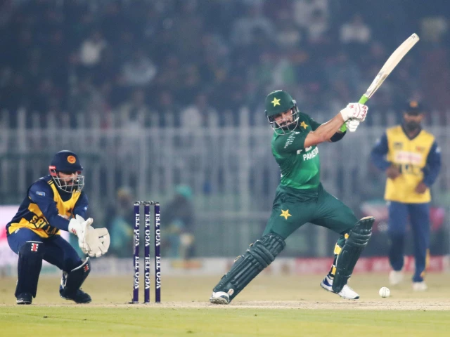 Sahibzada hits T20I career best (80*) as Pakistan beat Sri Lanka in third fixture of Tri-nation series  | The Express Tribune