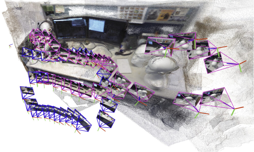 Teaching robots to map large environments