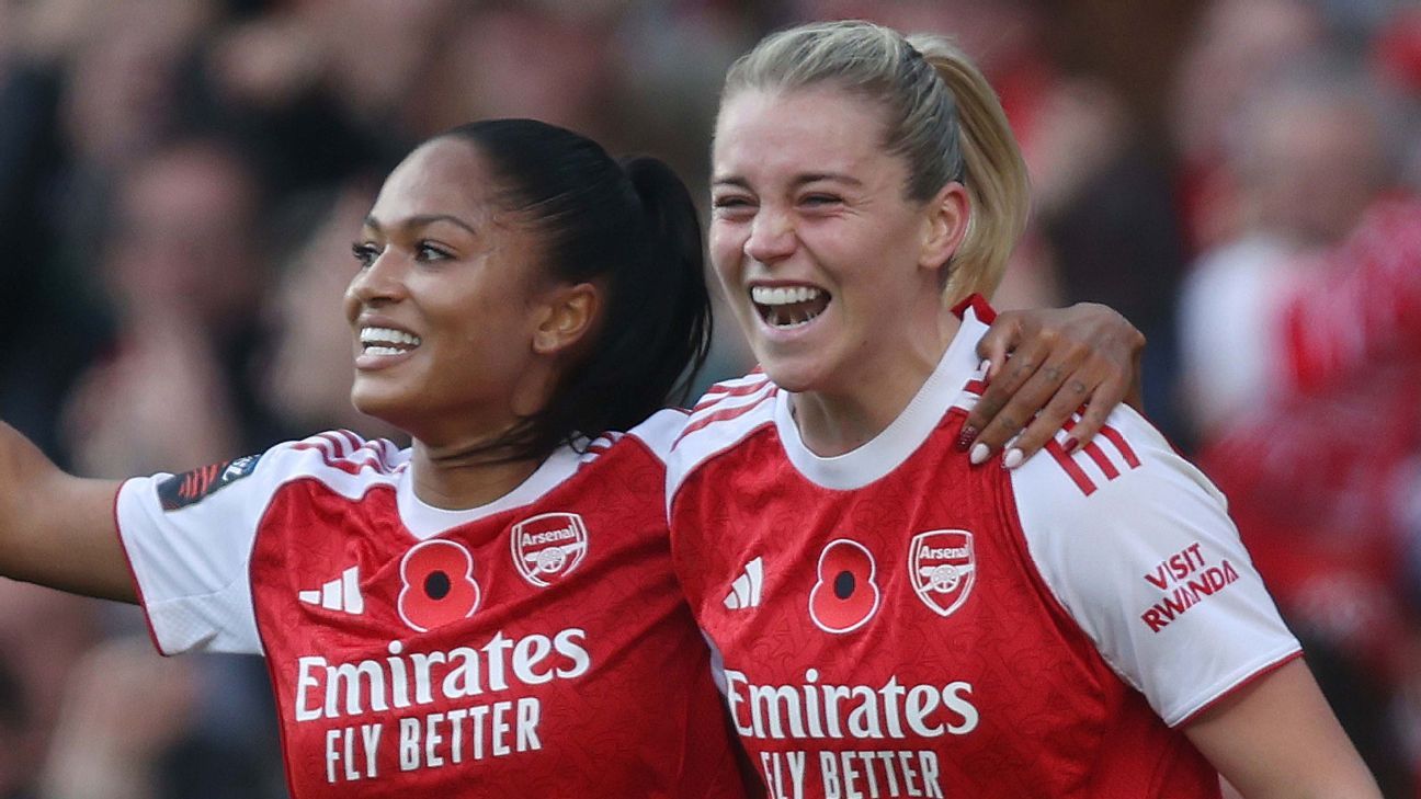 WSL: Arsenal-Chelsea draw, Man United beaten