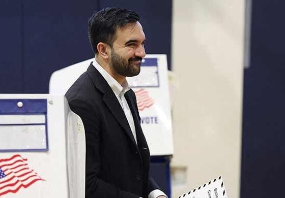 ‘On brink of making history’, says Mamdani after voting in New York mayoral race