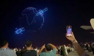 Dubai Airshow showcases first-ever night drone display