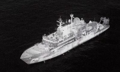 UK says ‘military options’ ready as Russian ship points lasers at RAF pilots