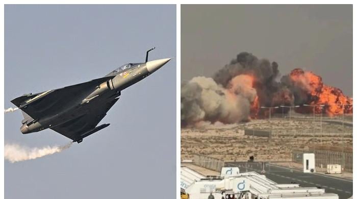 Internet users flag India’s fighter jet ‘oil leak’ after Tejas fatal crash at Dubai Airshow