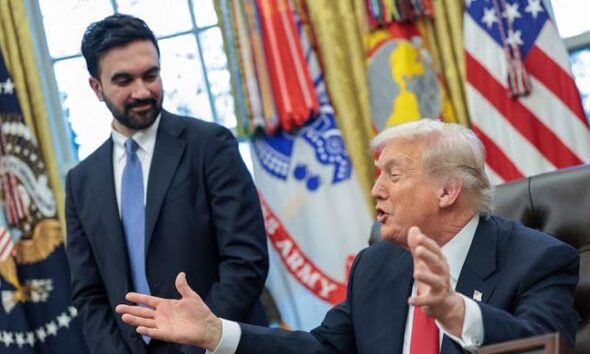 Online crowd pokes fun at Trump after warm Mamdani meetup