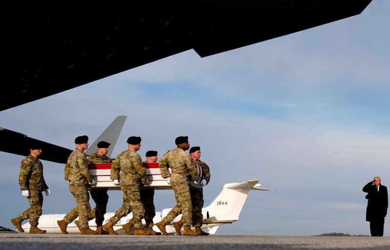 US hits IS targets in Syria following attack on troops