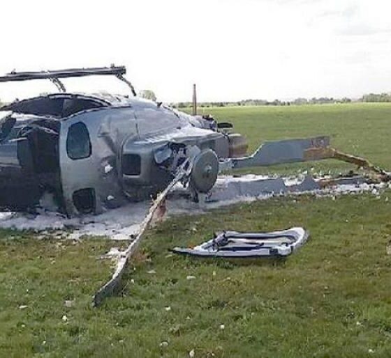 Helicopter is crash dawn, five people killed