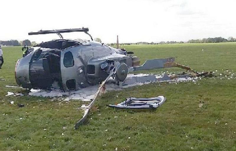 Helicopter is crash dawn, five people killed