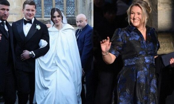 Adam Peaty ‘in tears’ as Holly Ramsay walks down the aisle