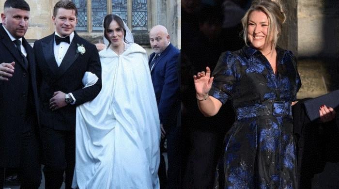 Adam Peaty ‘in tears’ as Holly Ramsay walks down the aisle