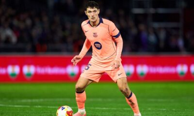 Barcelona’s Andreas Christensen faces lengthy absence with ACL injury