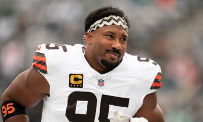 Browns’ Myles Garrett says it would be ‘special’ to break sack record against Aaron Rodgers