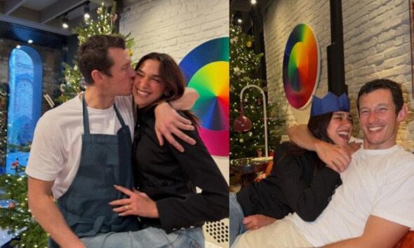 Dua Lipa celebrates Christmas with Callum Turner and both families