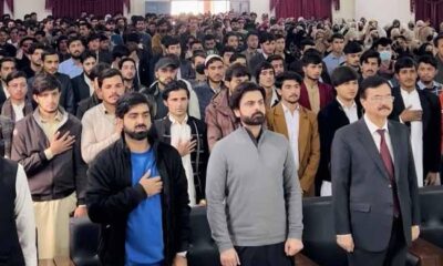 Ex-cricketer Ahmad Shahzad urges students to serve society