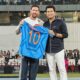 ‘Golden moment’ as Messi meets Tendulkar, Chhetri on India tour