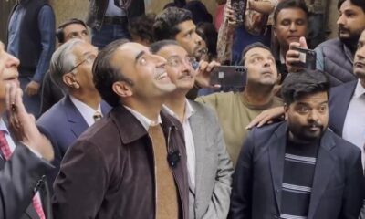 Lahore woman interjects during Bilawal’s presser from rooftop