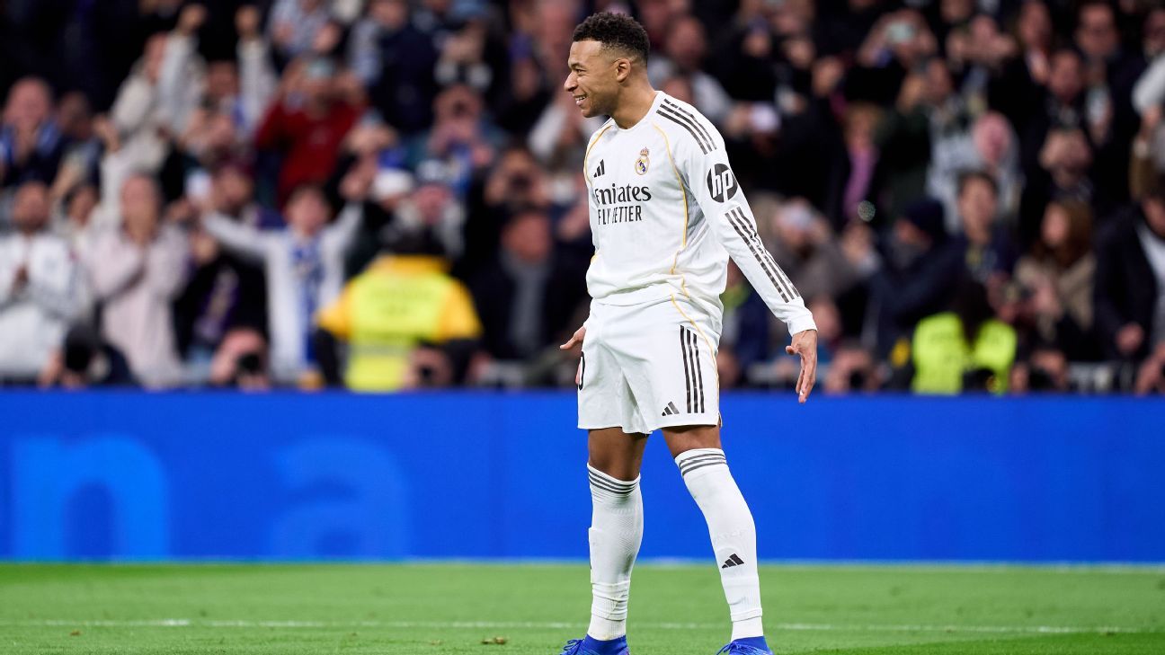 Mbappé ties Ronaldo record for most Real Madrid goals in a year
