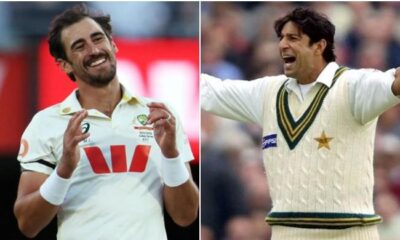 Mitchell Starc surpasses Wasim Akram to become most prolific left-arm quick in Test history