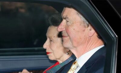 Princess Anne’s red lip steals the show as royals sparkle at Buckingham Palace