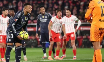 Real Madrid title hopes dented at Girona in third straight draw | The Express Tribune