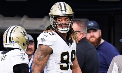Saints star rips ball away from Titans rookie QB, scores touchdown