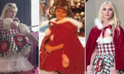 Taylor Momsen slips back into her Cindy Lou Who costume from ‘The Grinch’