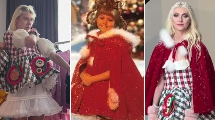 Taylor Momsen slips back into her Cindy Lou Who costume from ‘The Grinch’