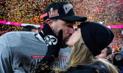 Taylor Swift shows up to support Travis Kelce for possible final home game