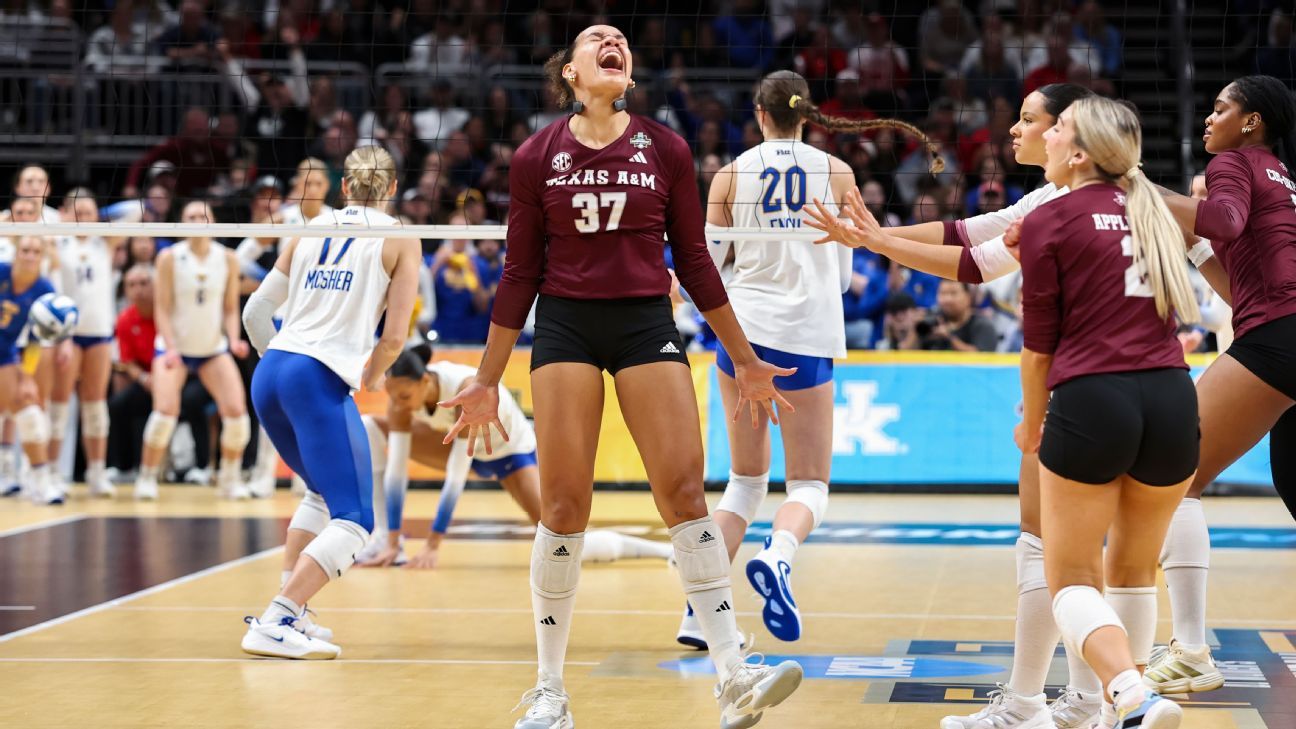 Texas A&M, Kentucky book spots in volleyball final
