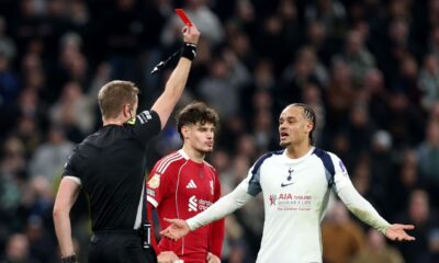 VAR review: Was Simons’ red vs. Liverpool deserved?