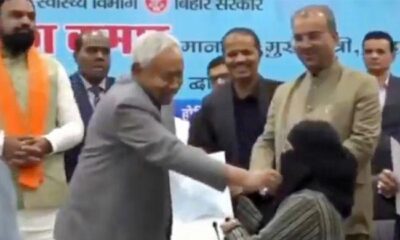 Indian CM pulls down Muslim woman’s hijab at official event