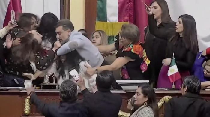 Mexico City lawmakers pull hair, trade blows during debate