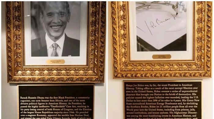 Trump’s ‘Presidential Walk of Fame’ at White House features mocking, controversial plaques targeting former presidents