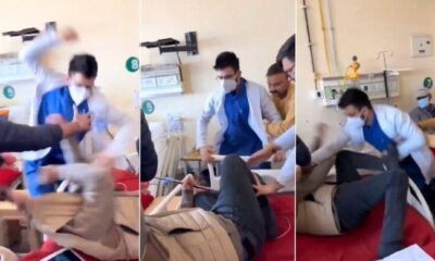 Indian doctor thrashes patient after verbal exchange