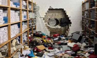 Thieves use drill to steal €10m in German bank heist