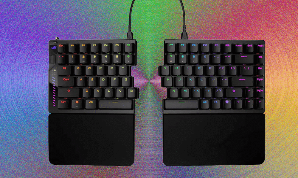 Asus Made a Split Keyboard for Gamers—and Spared No Expense