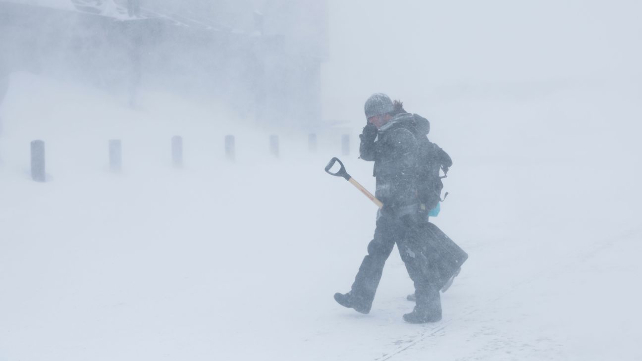 Expected winter storm has some leagues reshuffling schedules