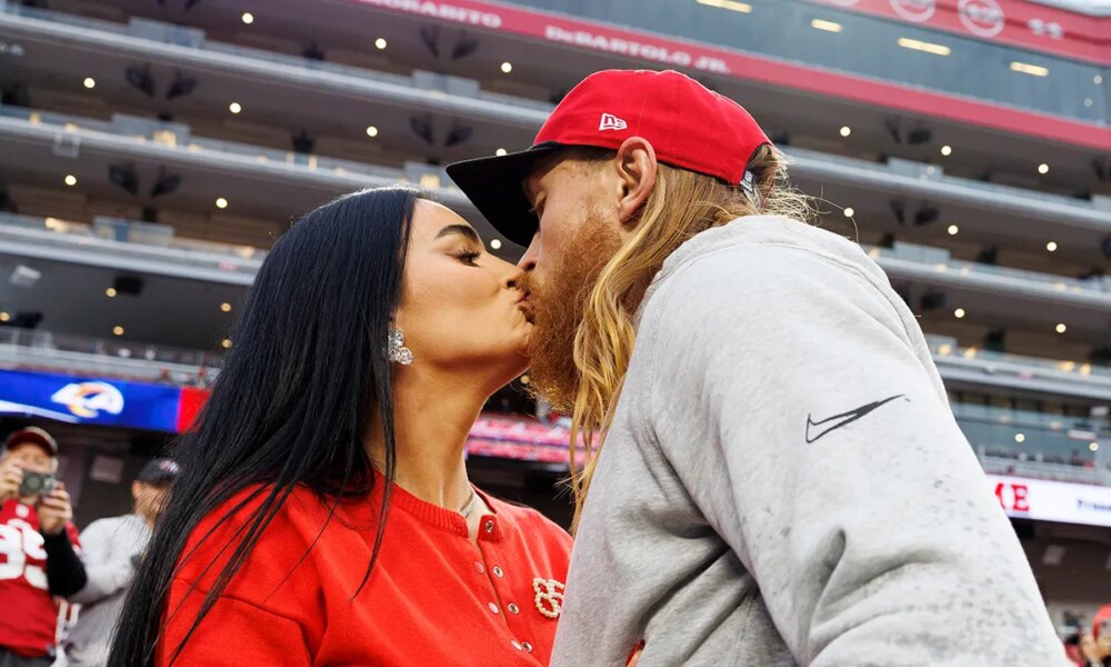 George Kittle’s wife shares live reaction to husband’s Achilles injury: ‘Doesn’t make any f—ing sense’