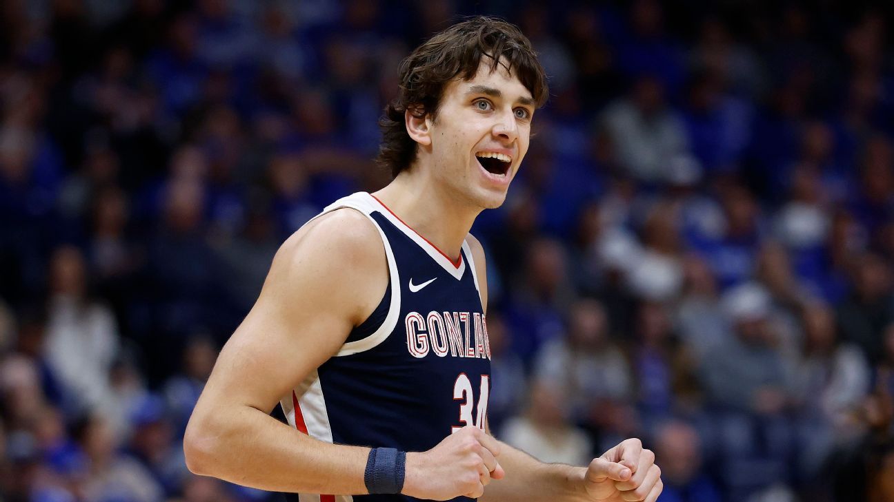 Gonzaga’s Braden Huff out 4-8 weeks with left knee injury
